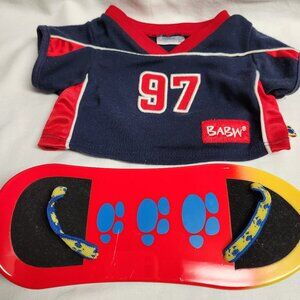 Build A Bear SKATEBOARD and SPORT SHIRT